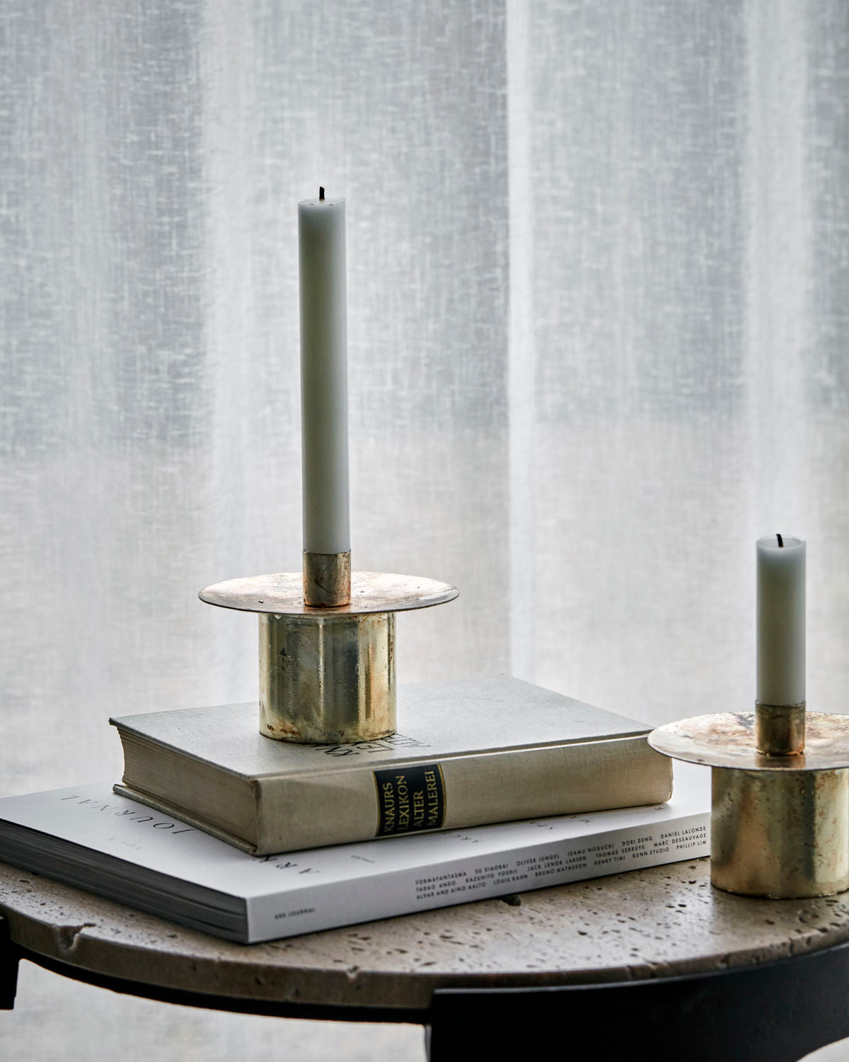 House Doctor Lysestage - Lysestage Høj, HDSimb, Antique Metallic