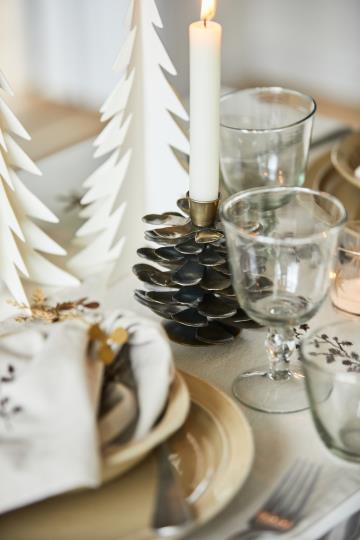 IB Laursen Lysestage - Lys Koglestage til 1,3cm Lys H:6cm