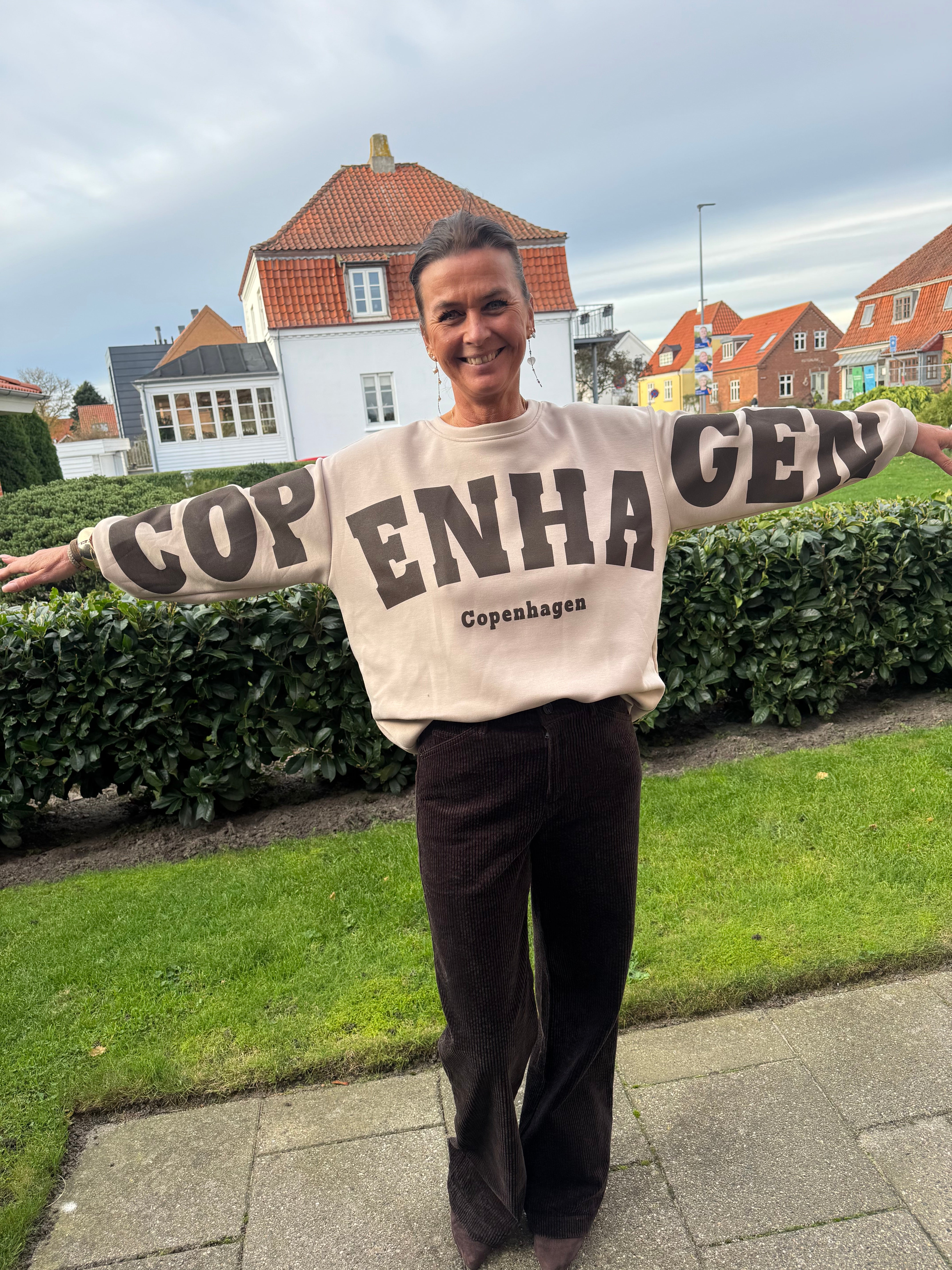 MARTA du château Strik - MdcHibiscus Sweatshirt i Beige New