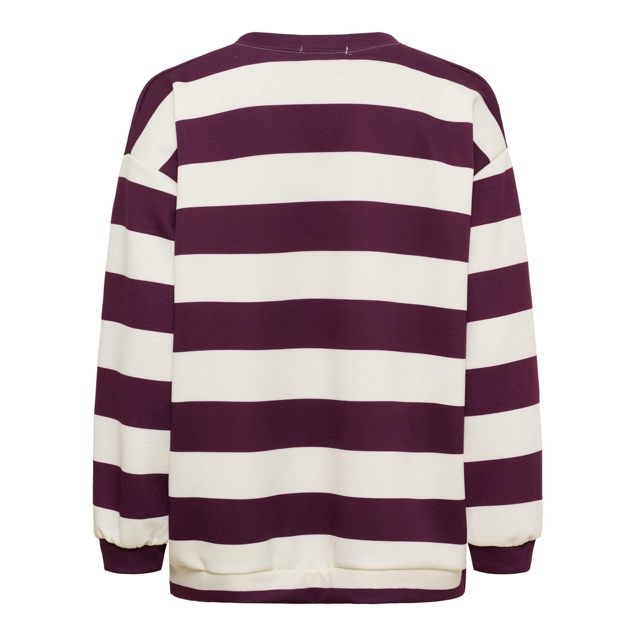 MARTA du château Sweat - MdcNerina Stribet Sweat i Bordeaux/Pink