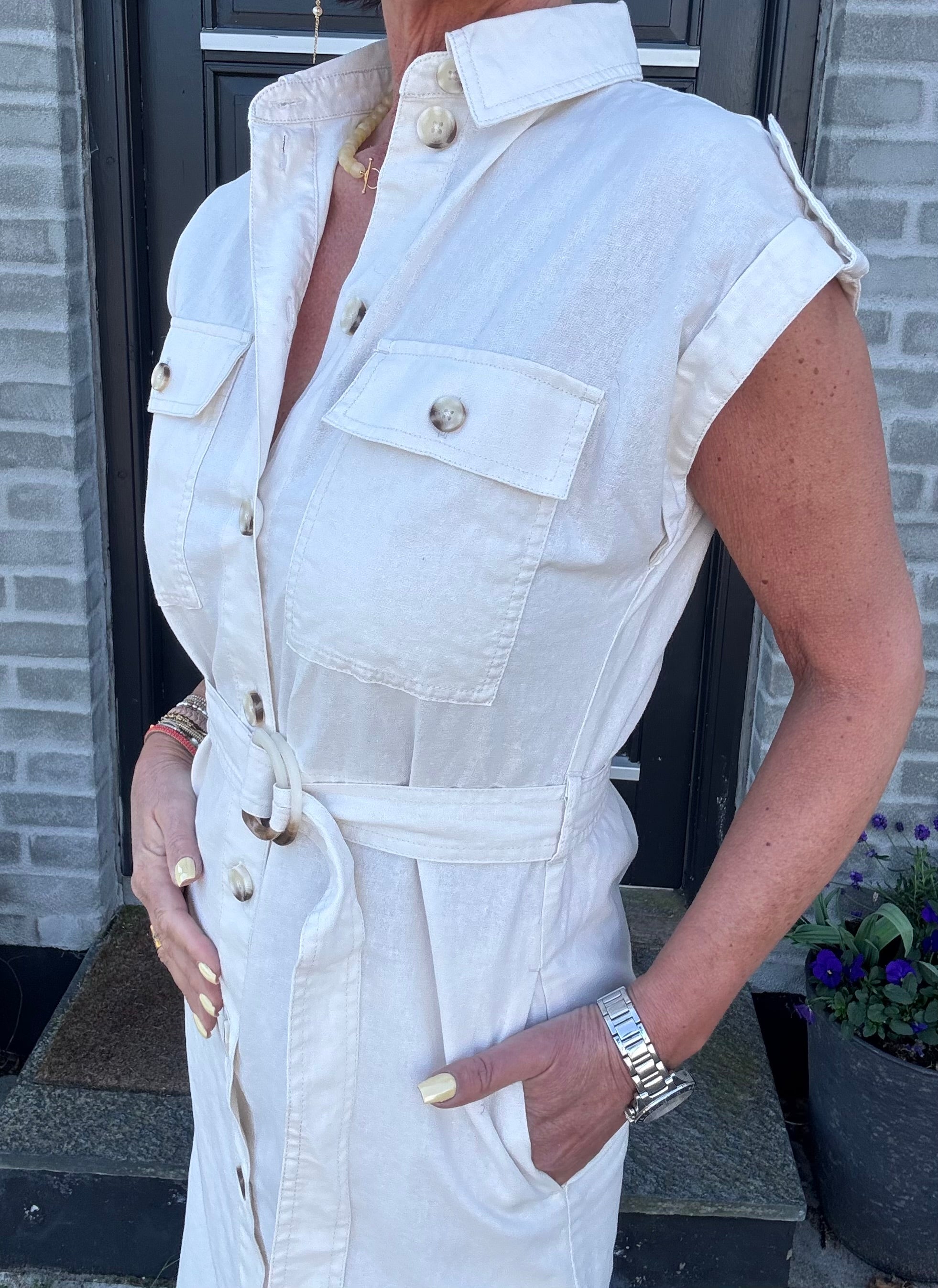 Garcia Kjole - 50282 Kjole i Beige Stone