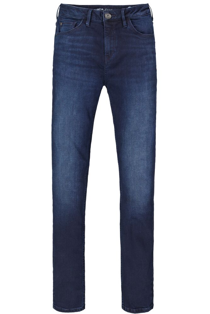 Garcia Jeans - Celia Superslim Fit Jeans i Dark Used