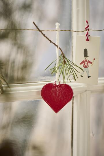 IB Laursen Julepynt - Julehjerter Ophæng 2 Slags