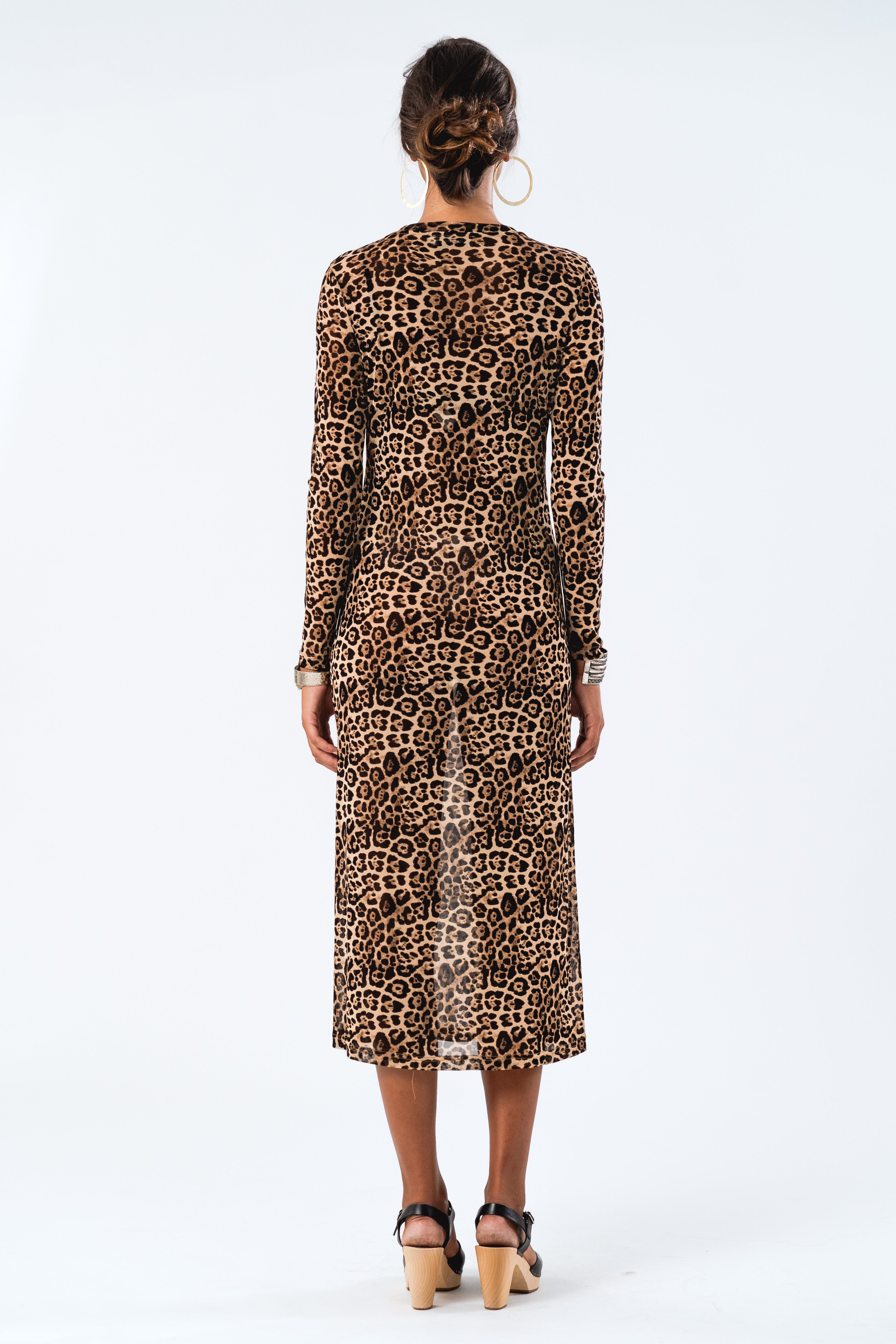 Lollys Laundry Kjole - LoganLL Maxi Kjole i Leopard Print