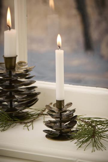 IB Laursen Lysestage - Lys Koglestage til 1,3cm Lys H:6cm