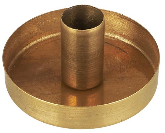 IB Laursen Lysestage - Lysestage Messing Lys 1,3cm.
