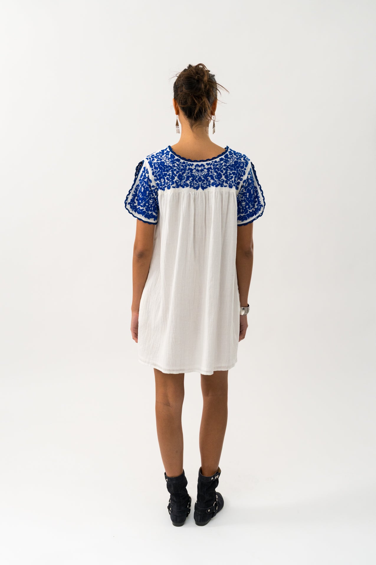 Lollys Laundry Kjole - YugidaLL Kort Kjole SS i Creme