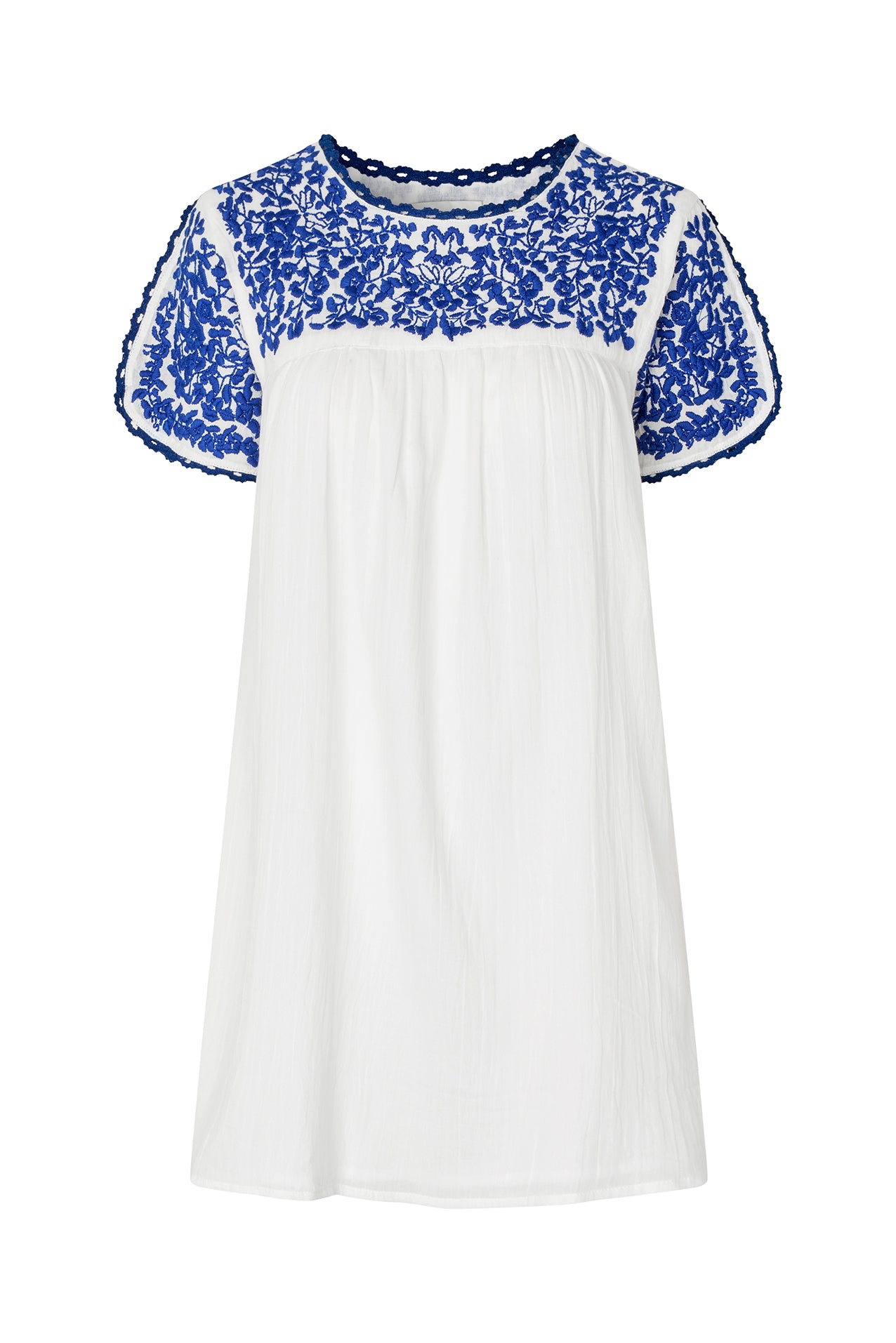 Lollys Laundry Kjole - YugidaLL Kort Kjole SS i Creme