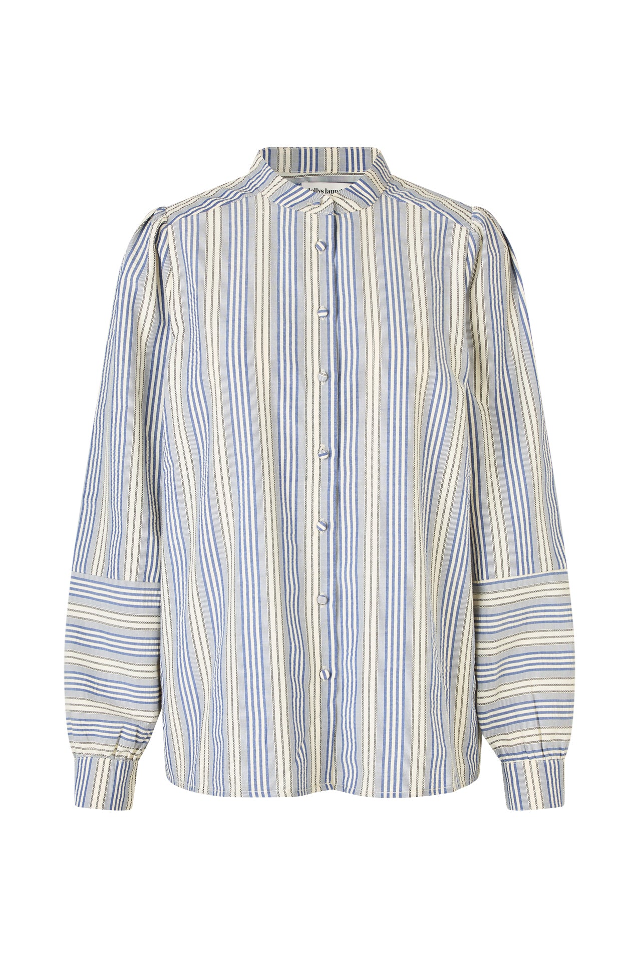 Lollys Laundry Skjorte - LinaLL LS Skjorte i Blue Strib