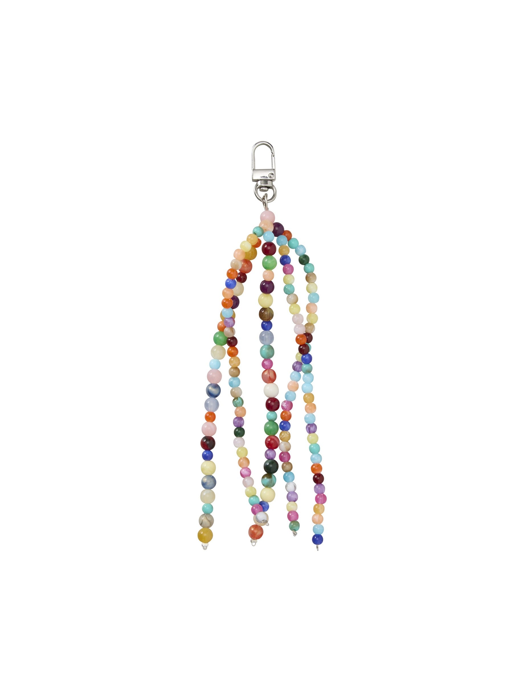 Beck Søndergaard Nøglering - Beaded Tassel Charm Nøglering i Multi Farver