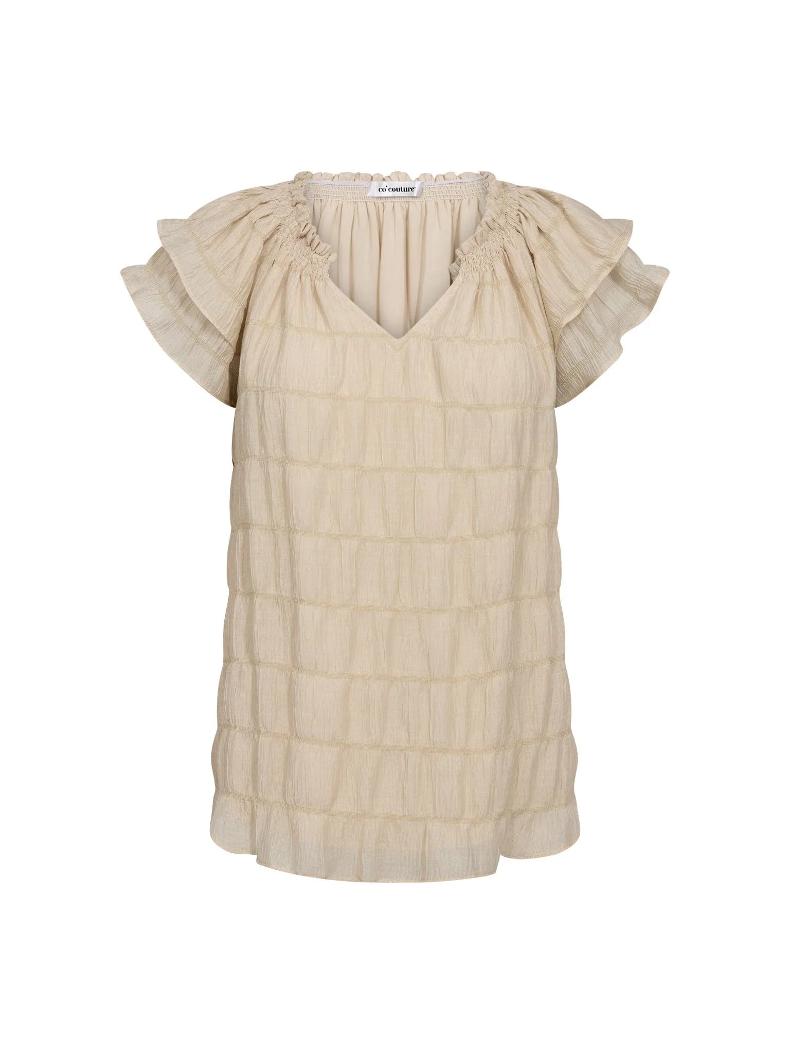 Co´Couture Top - MichaCC Sunrise Top i Bisquit