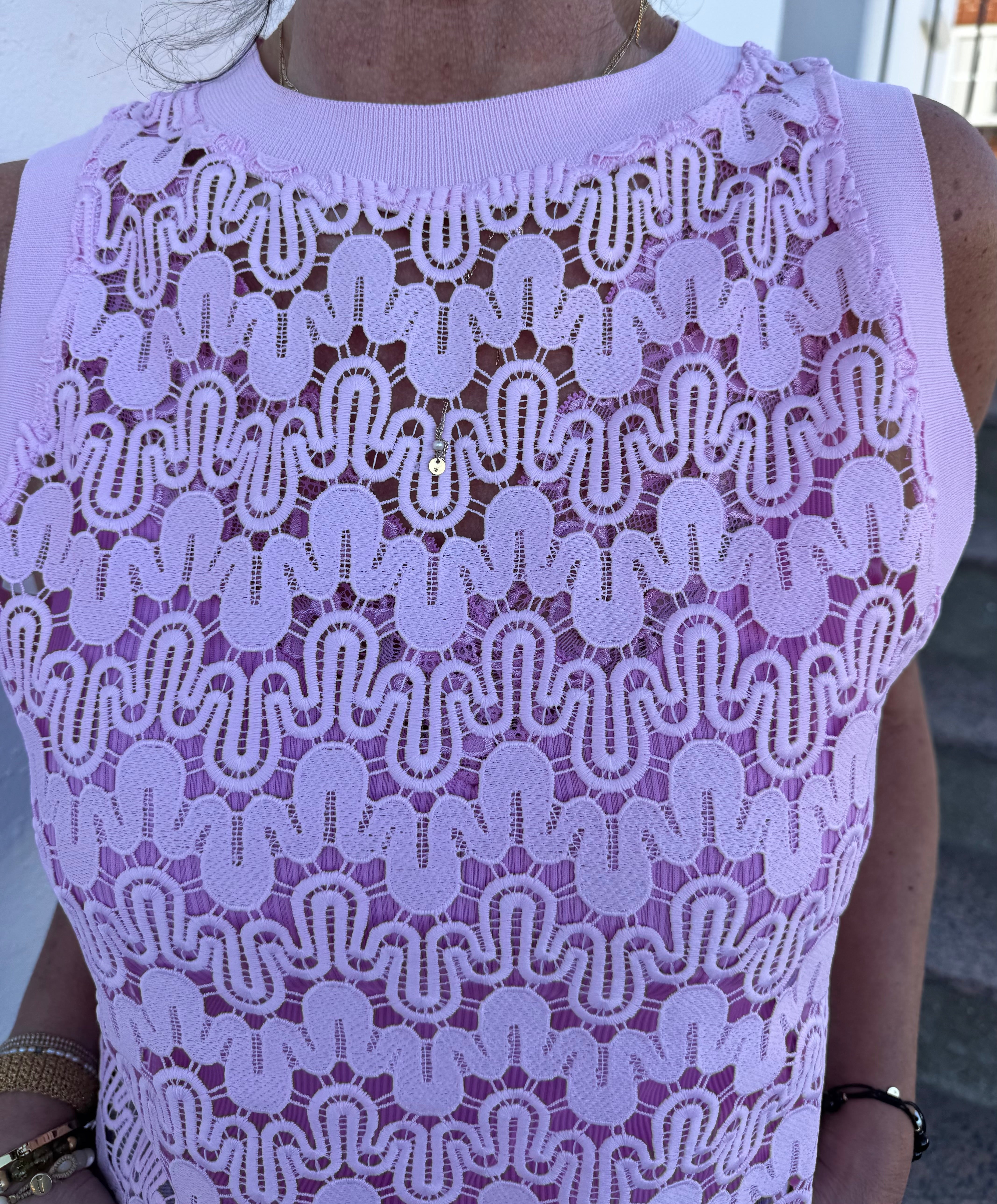 Coster Copenhagen Top - Lace Top i Pale Rose