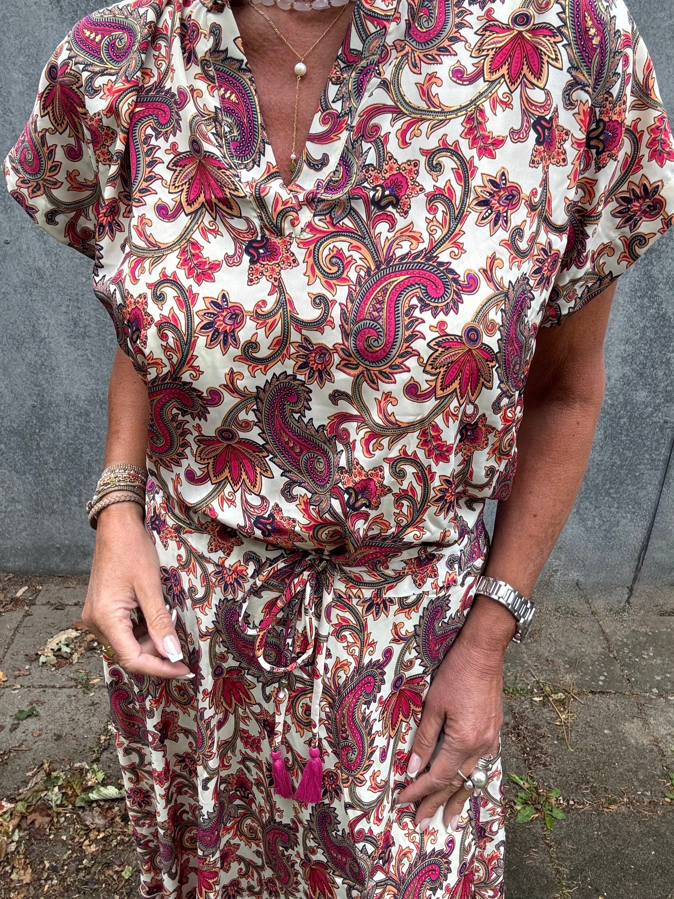 Black Colour Nederdel - BcLuna Maxi Frill Nederdel i Vivid Rouge