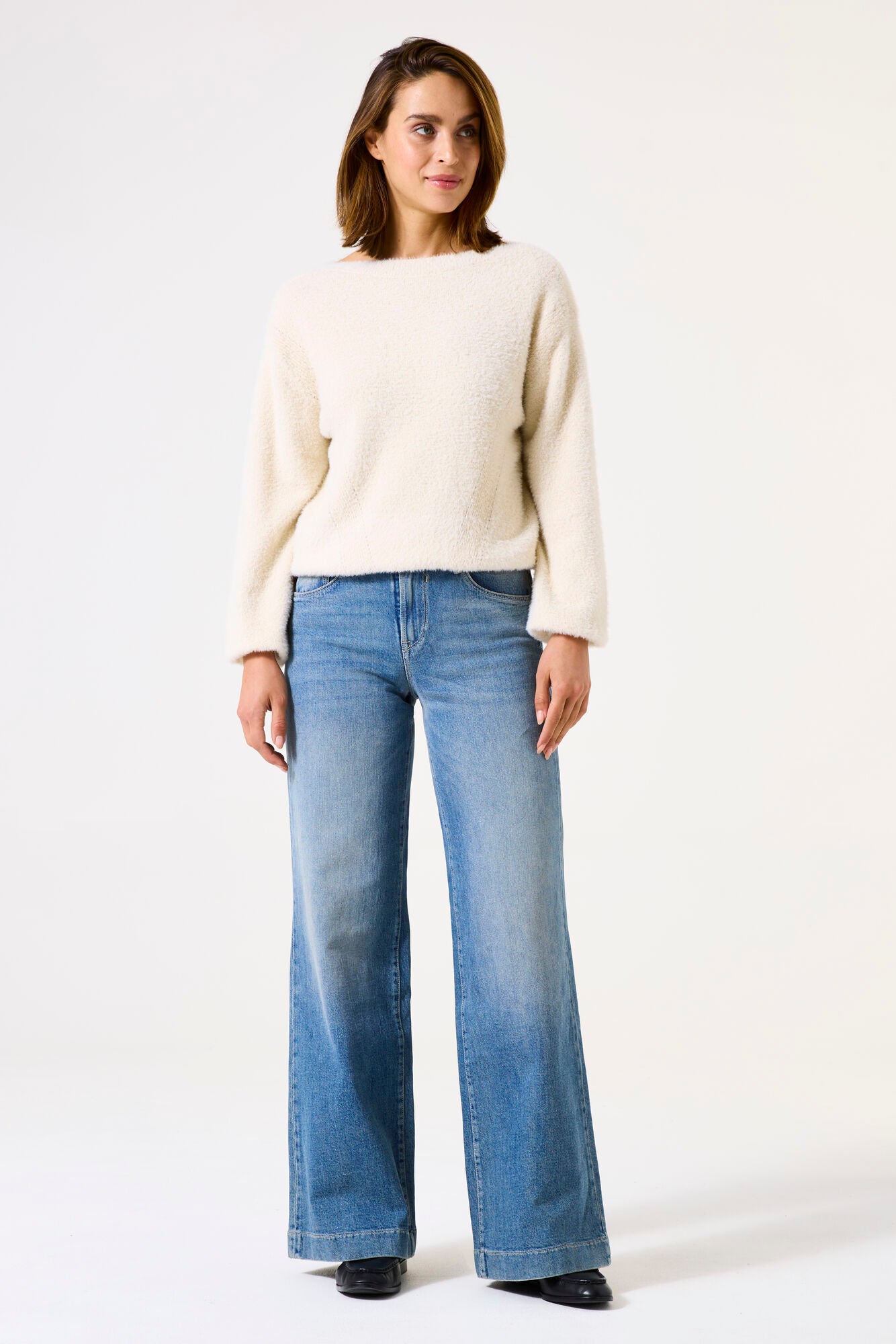 Garcia Jeans - 2797 Celia Wide Fit Jeans i Medium Used