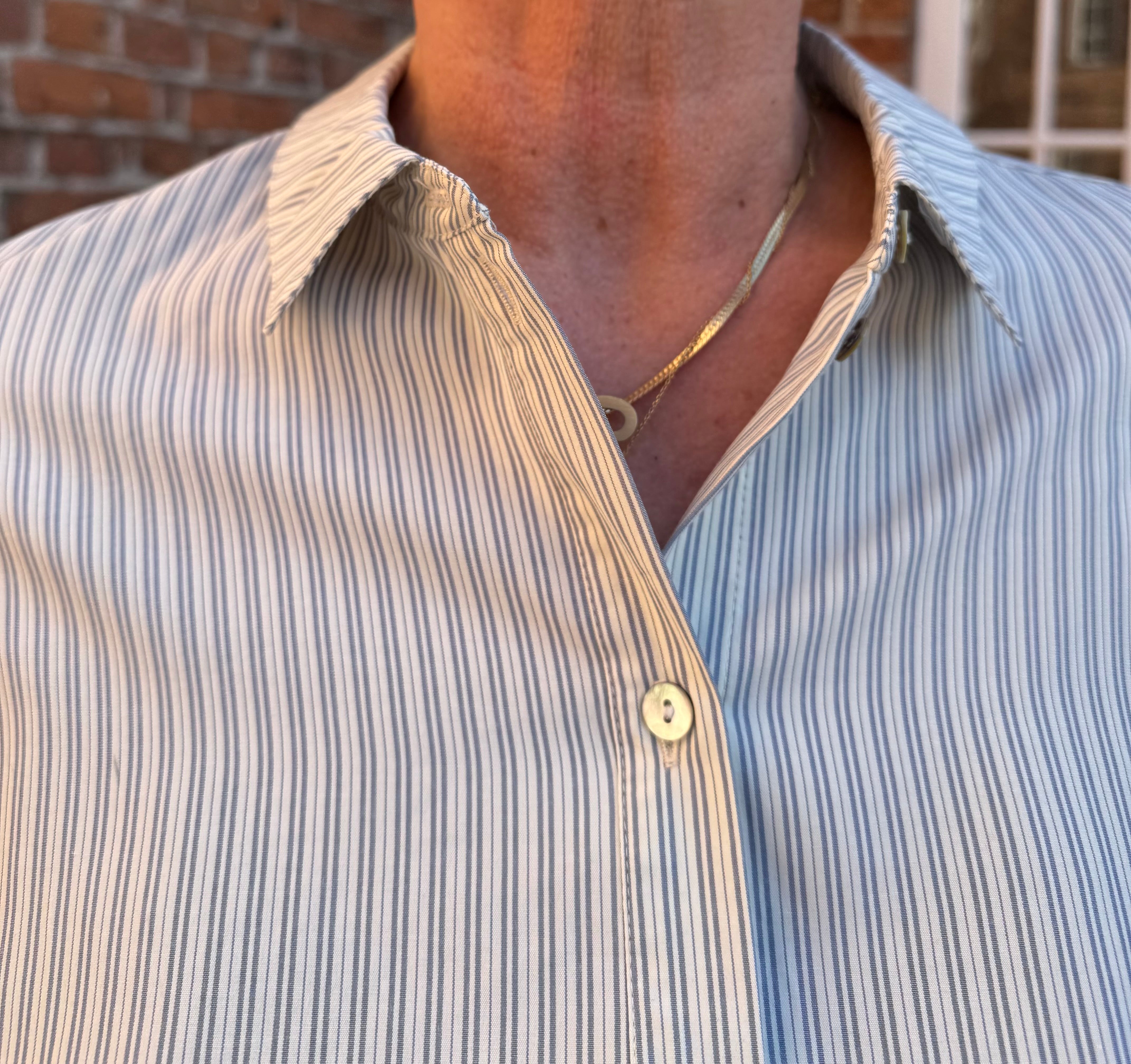 PBO Bluse - Toka Bluse i Blue Stripe