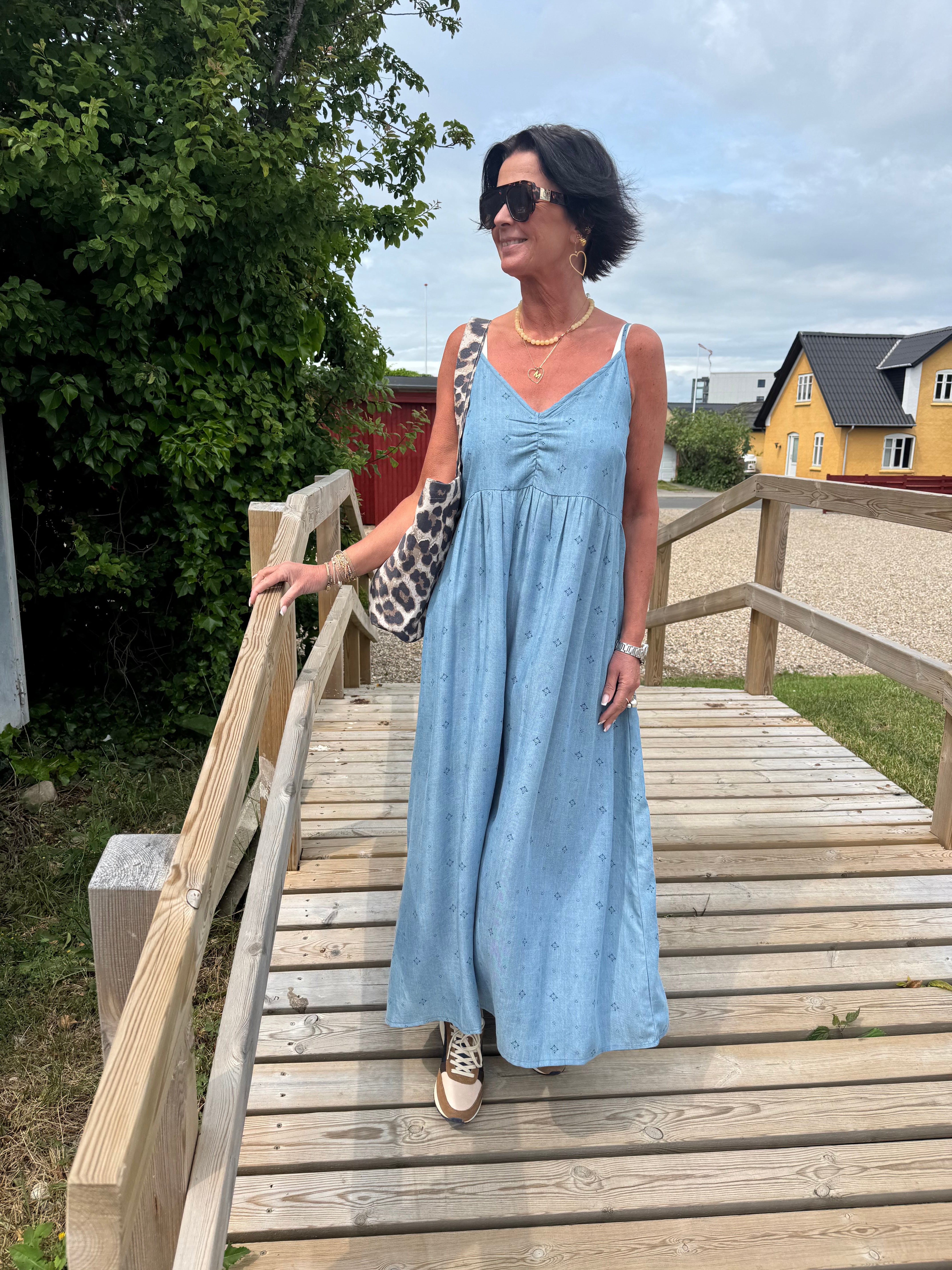 Black Colour Kjole - BcLyra Strop Kjole i Denim Blue