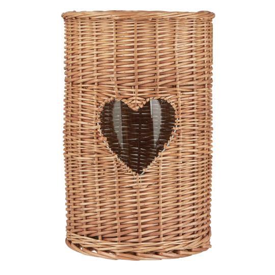 IB Laursen Lysestage - Kurvelygte Med Hjerte og Glasinsats