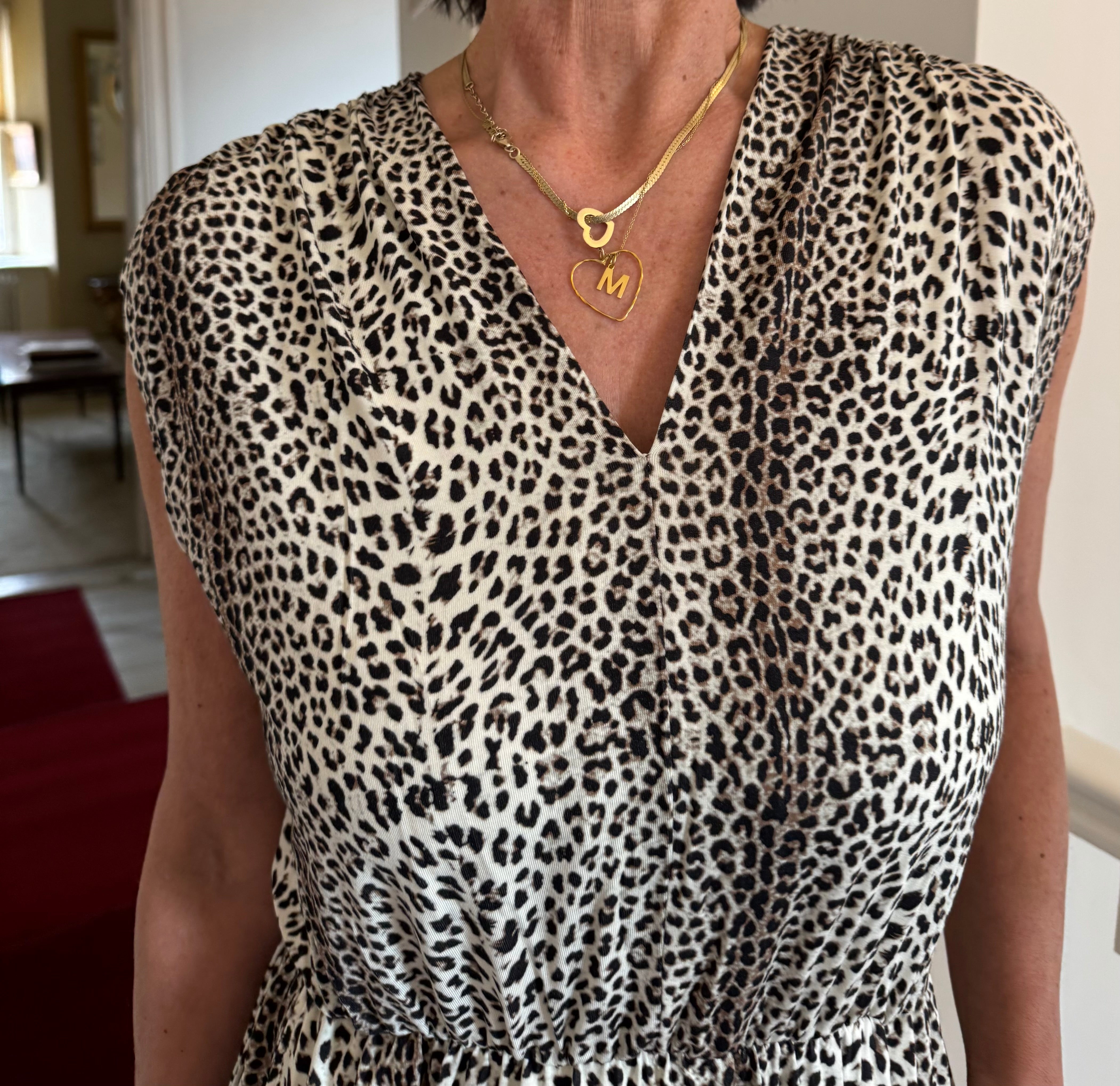 PBO Kjole - Hadi Kjole i Brun Leopard Print