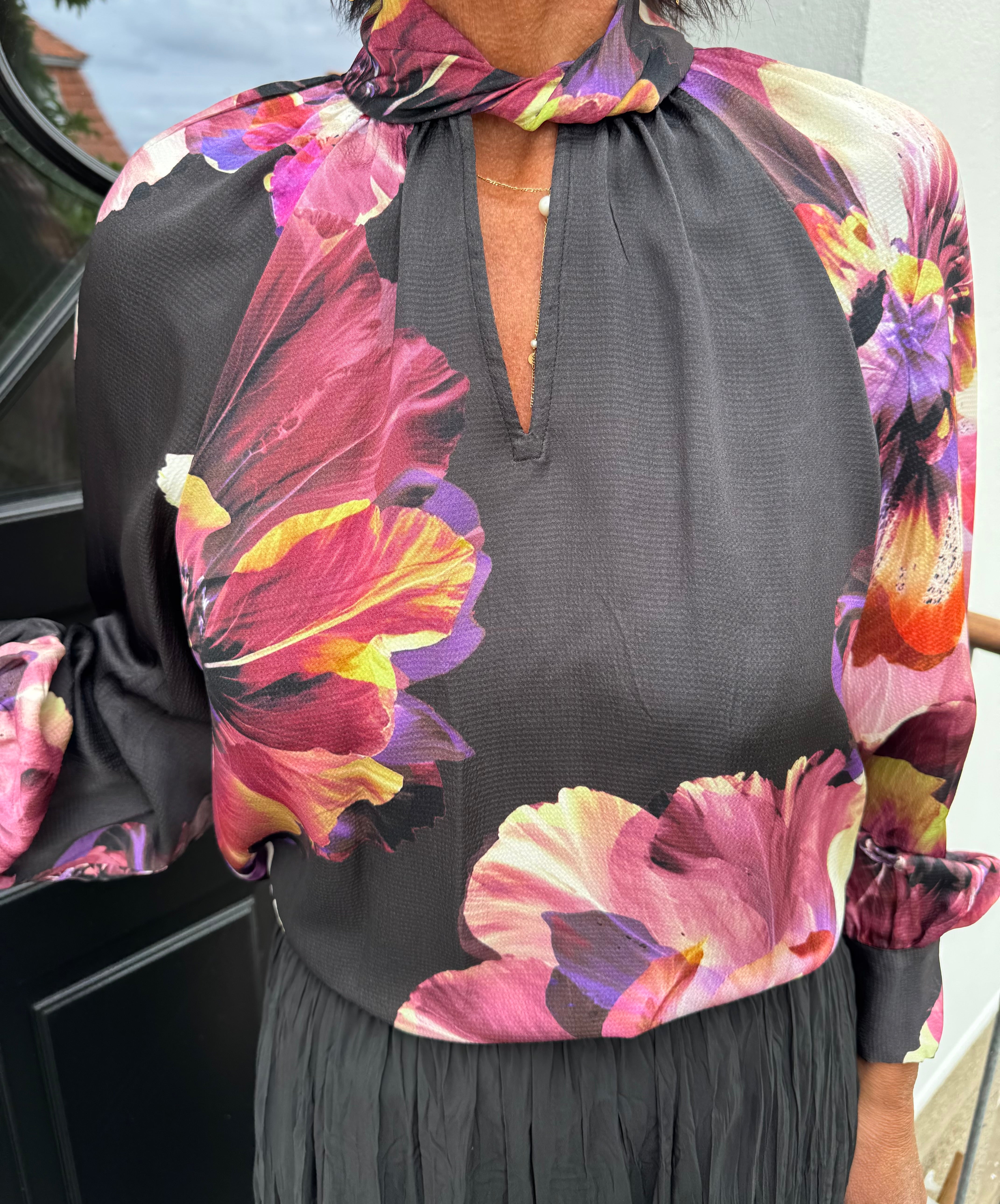 PBO Bluse - PboSorin Bluse i Dark Brown