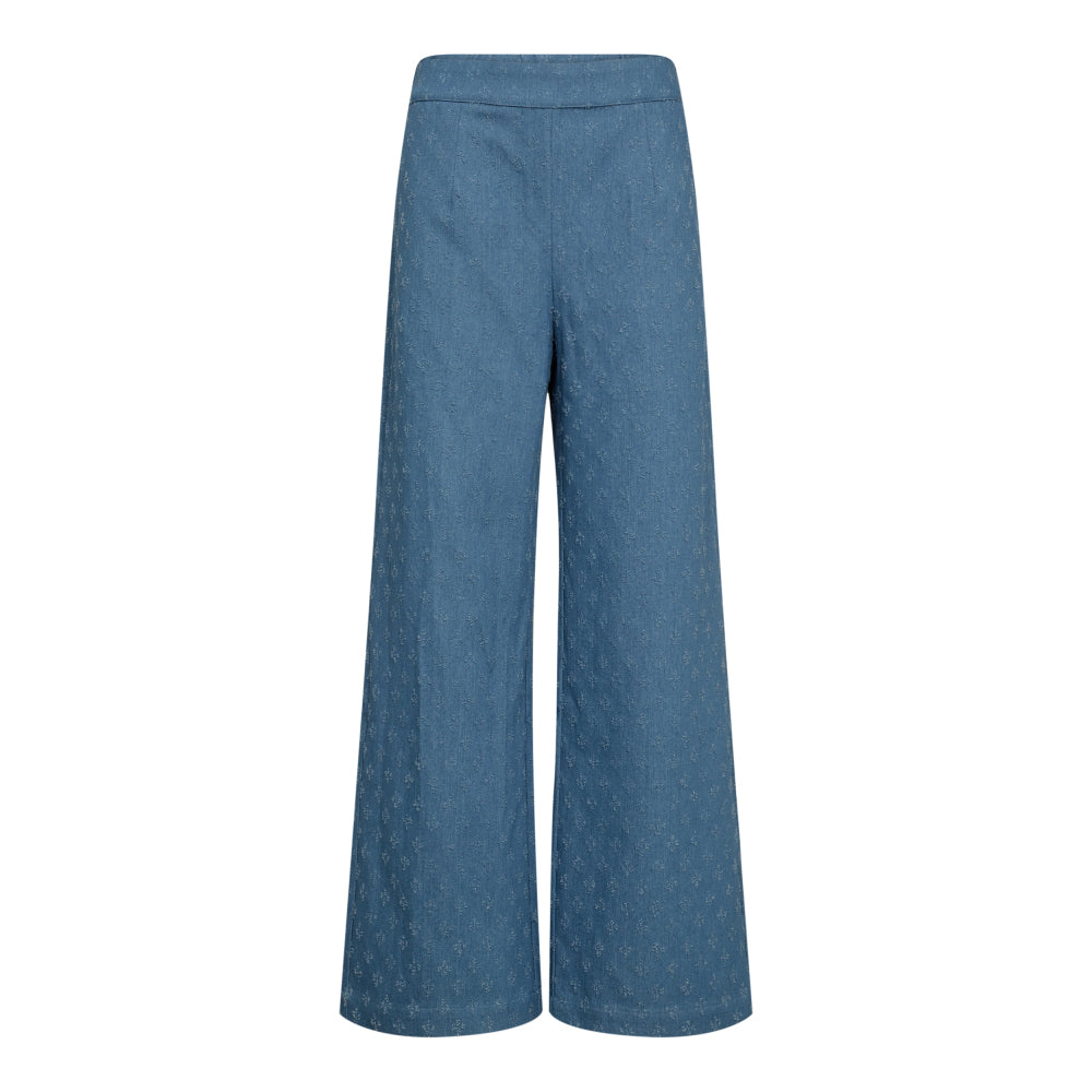 Co´Couture Bukser - PrismCC Wide Bukser i Denim Blue