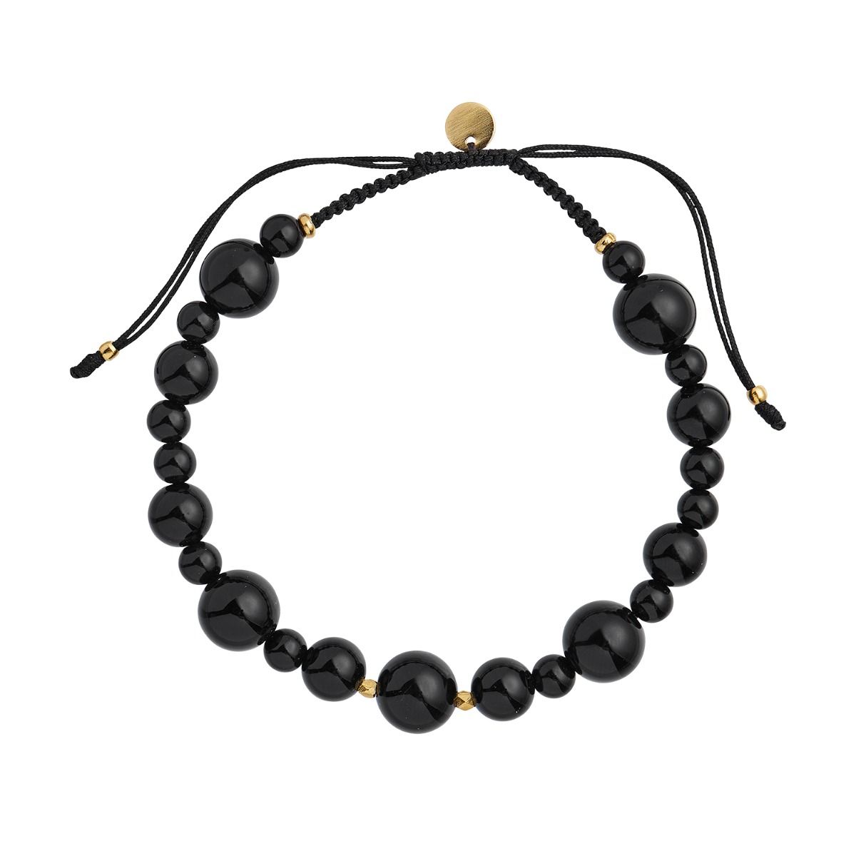 Stine A Armbånd - Cherie Bon Bon Armbånd i Sort Onyx