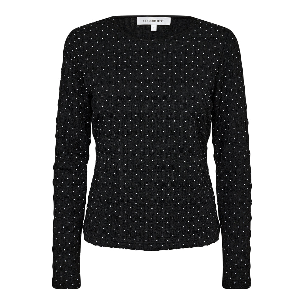 Co´Couture Bluse - LenaCC Bluse i Sort