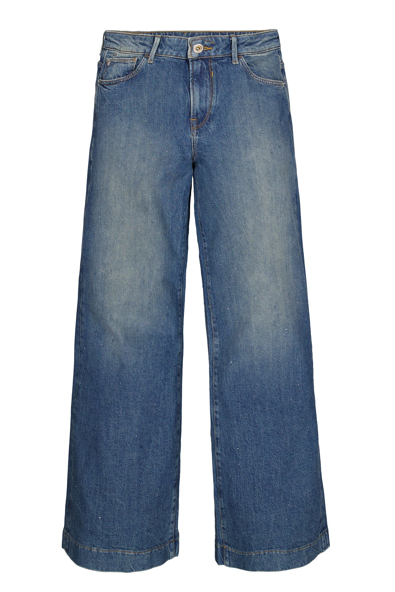 Garcia Jeans - 3338 Celia Wide Fit Jeans i Medium Used Med Similisten