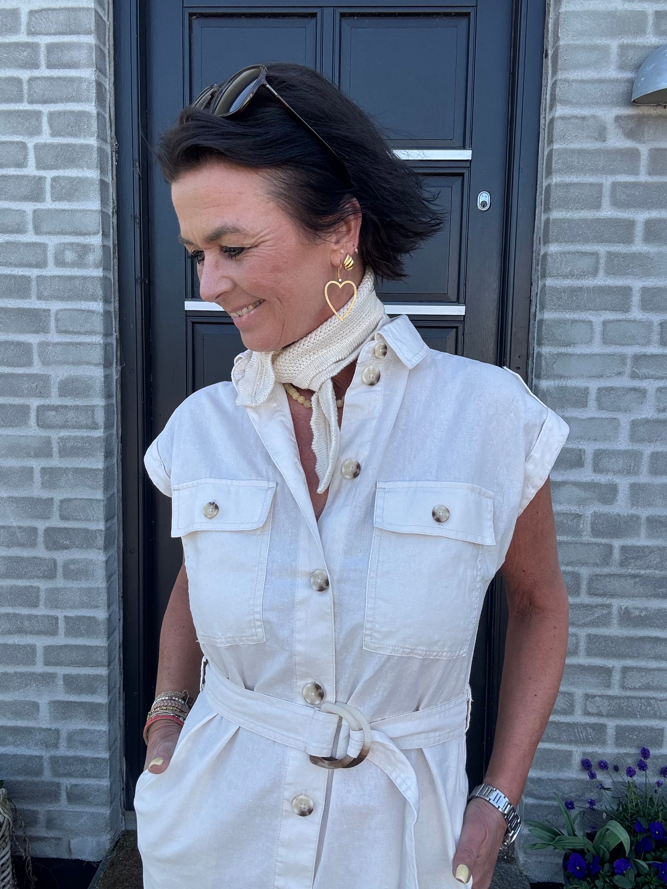 Garcia Kjole - 50282 Kjole i Beige Stone