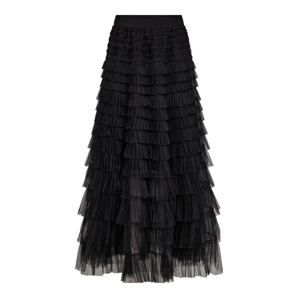 Co´couture Nederdel - JadeCC Tyl Nederdel i Sort