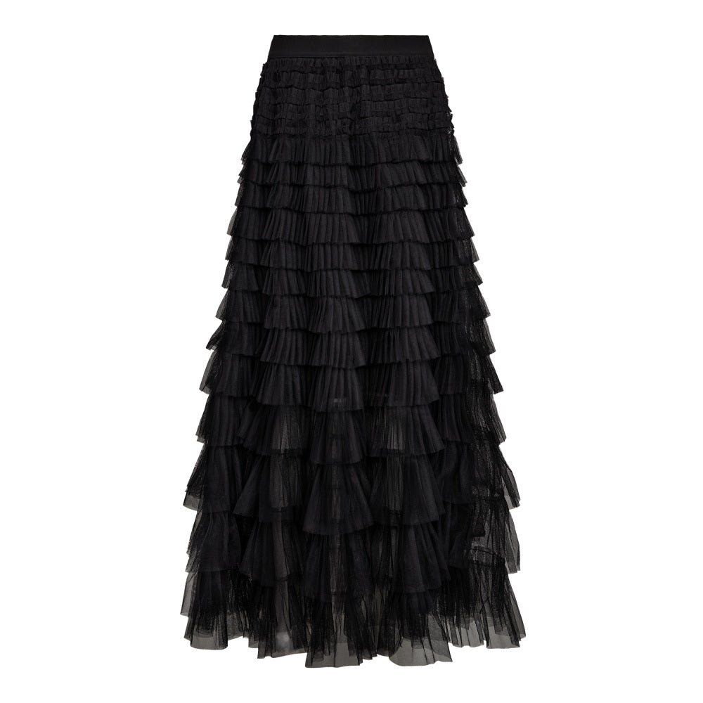 Co´couture Nederdel - JadeCC Tyl Nederdel i Sort
