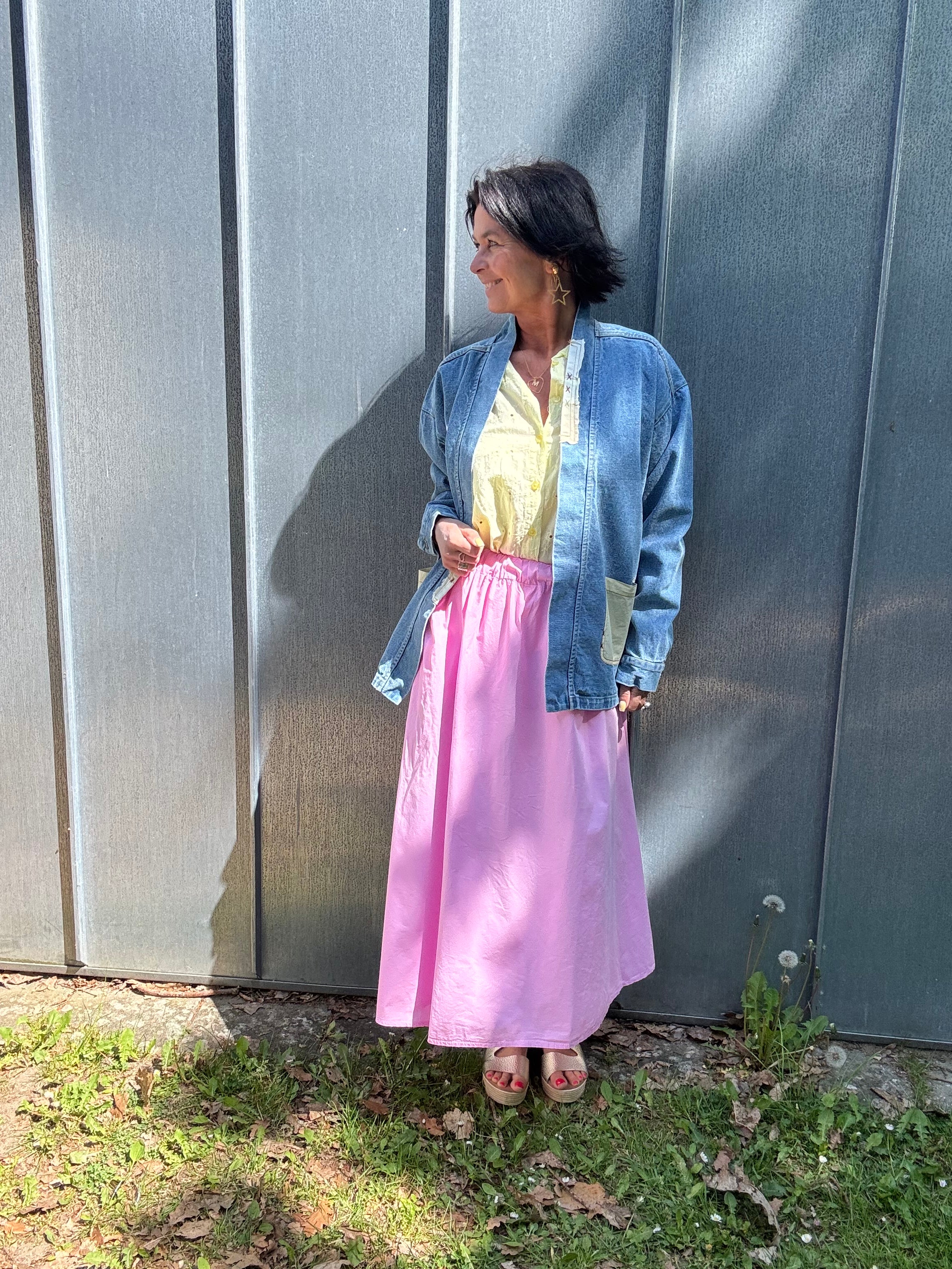 Black Colour Nederdel - BcAbbie Nederdel i Powder Pink