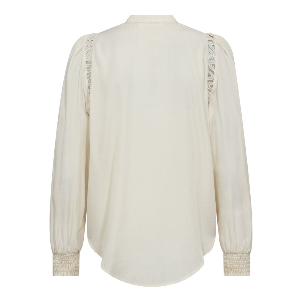 Co´Couture Skjorte - AilaCC Lace Skjorte i Off White
