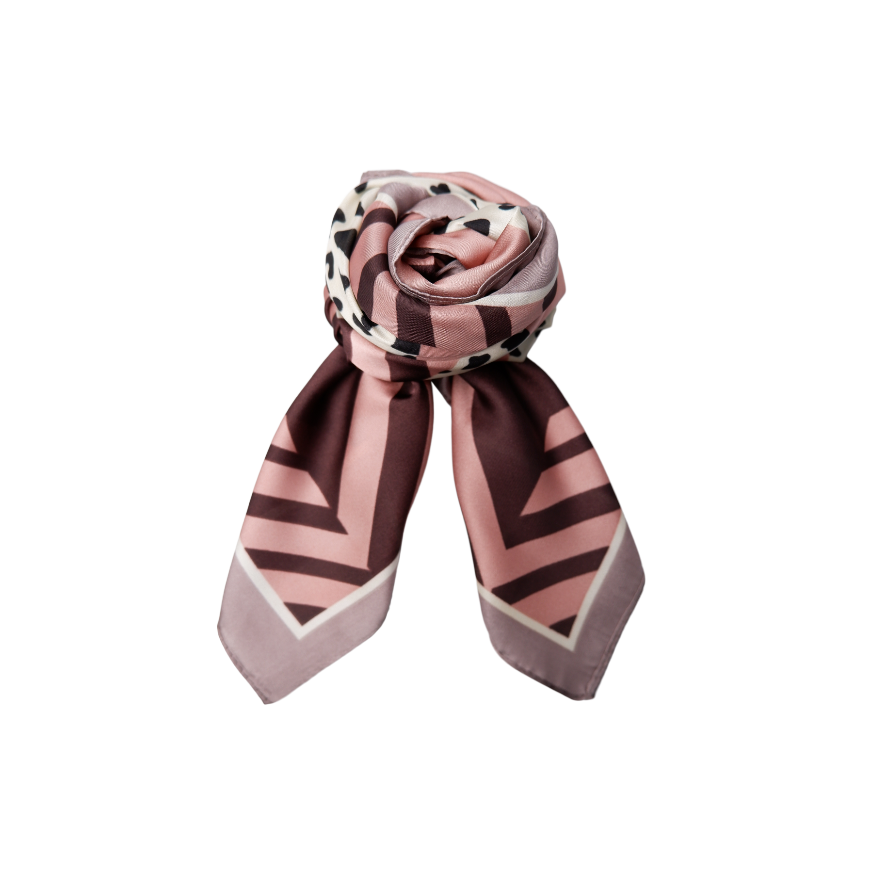 Black Colour Tørklæde - BcHays Mini Tørklæde i Winter Rose
