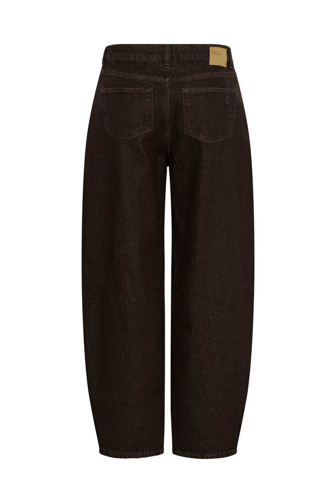 My Essential Wardrope Jeans - MWLance Barrel Jeans i Dark Brown