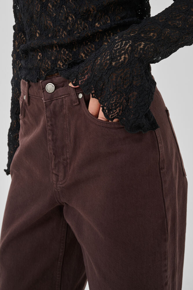 My Essential Wardrope Bluse - MWEtta Turtleneck Bluse i Sort