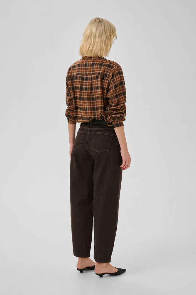 My Essential Wardrope Jeans - MWLance Barrel Jeans i Dark Brown