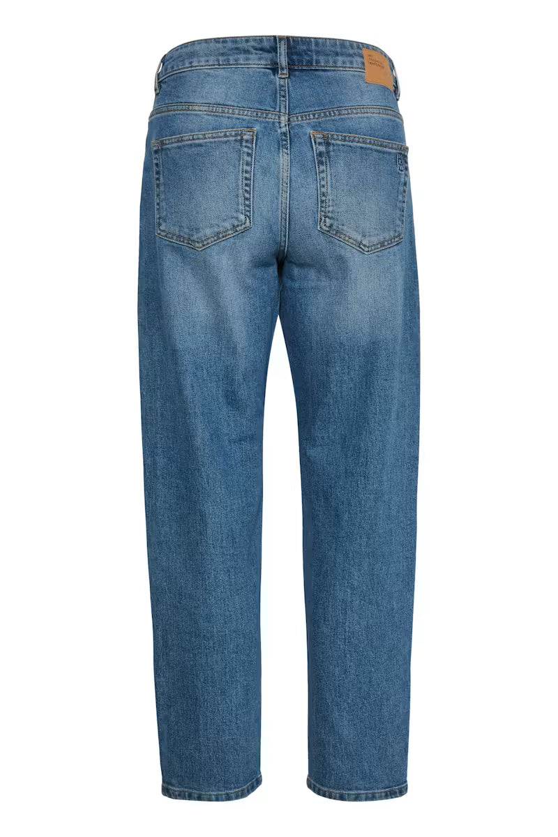 My Essential Wardrope Jeans - The Mommy High Tapered Jeans i Medium Blue Retro Wash