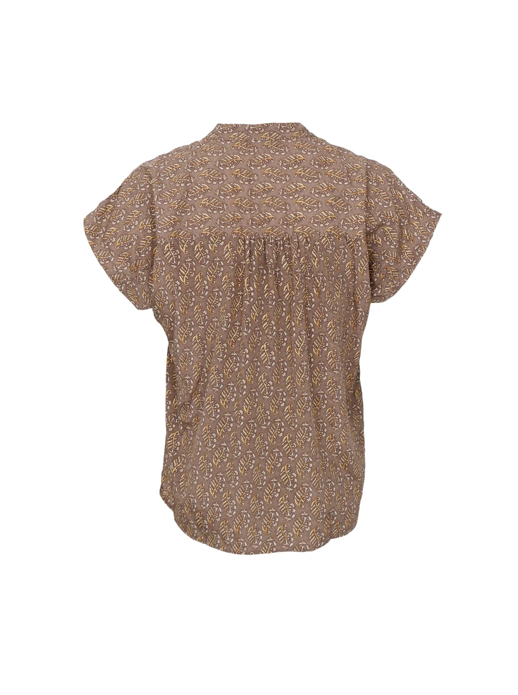 Black Colour Top - BcLuna Andrea S/S Top i Taupe Mist