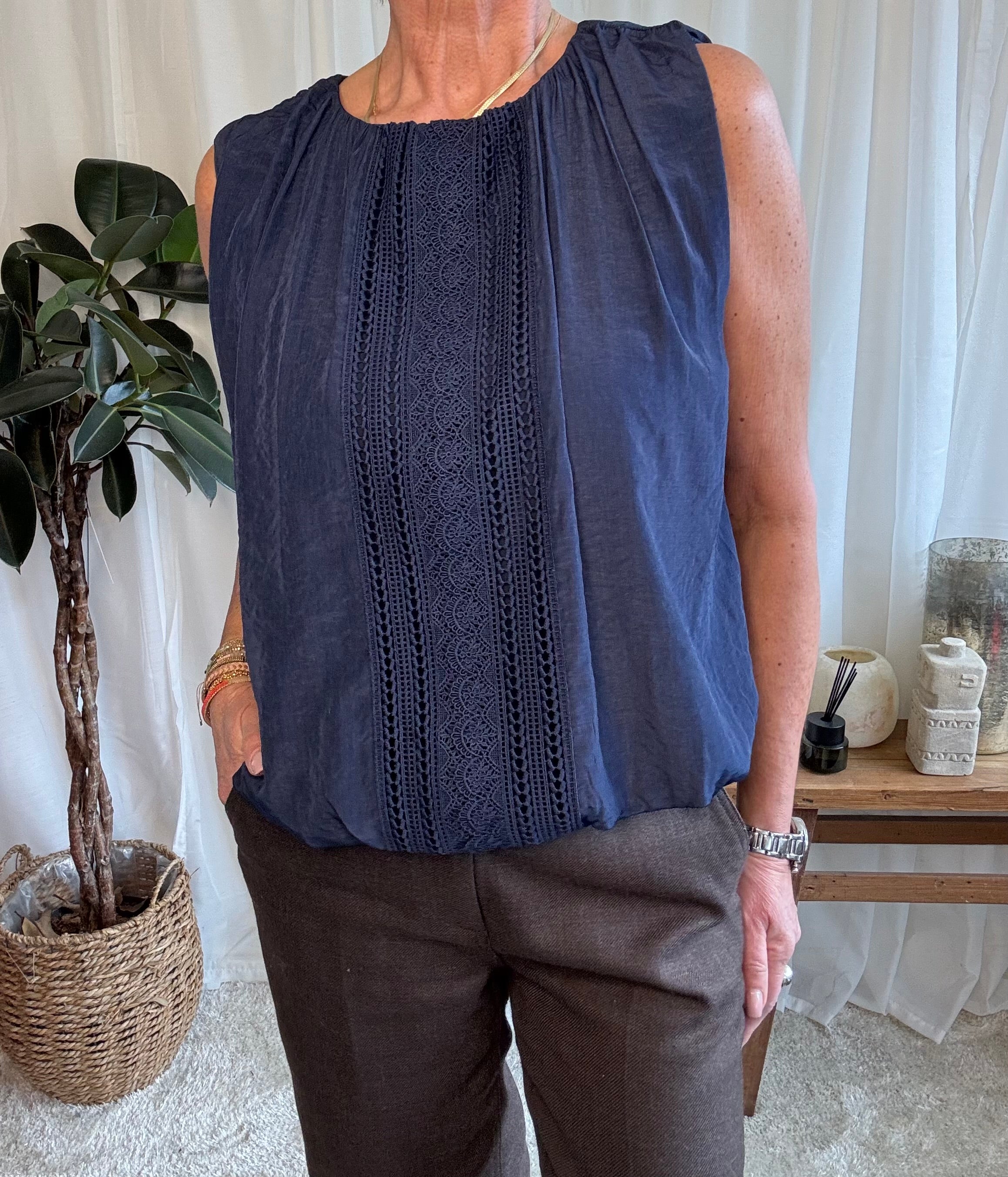 Gossia Top - SabbyGO Jo Top i Navy