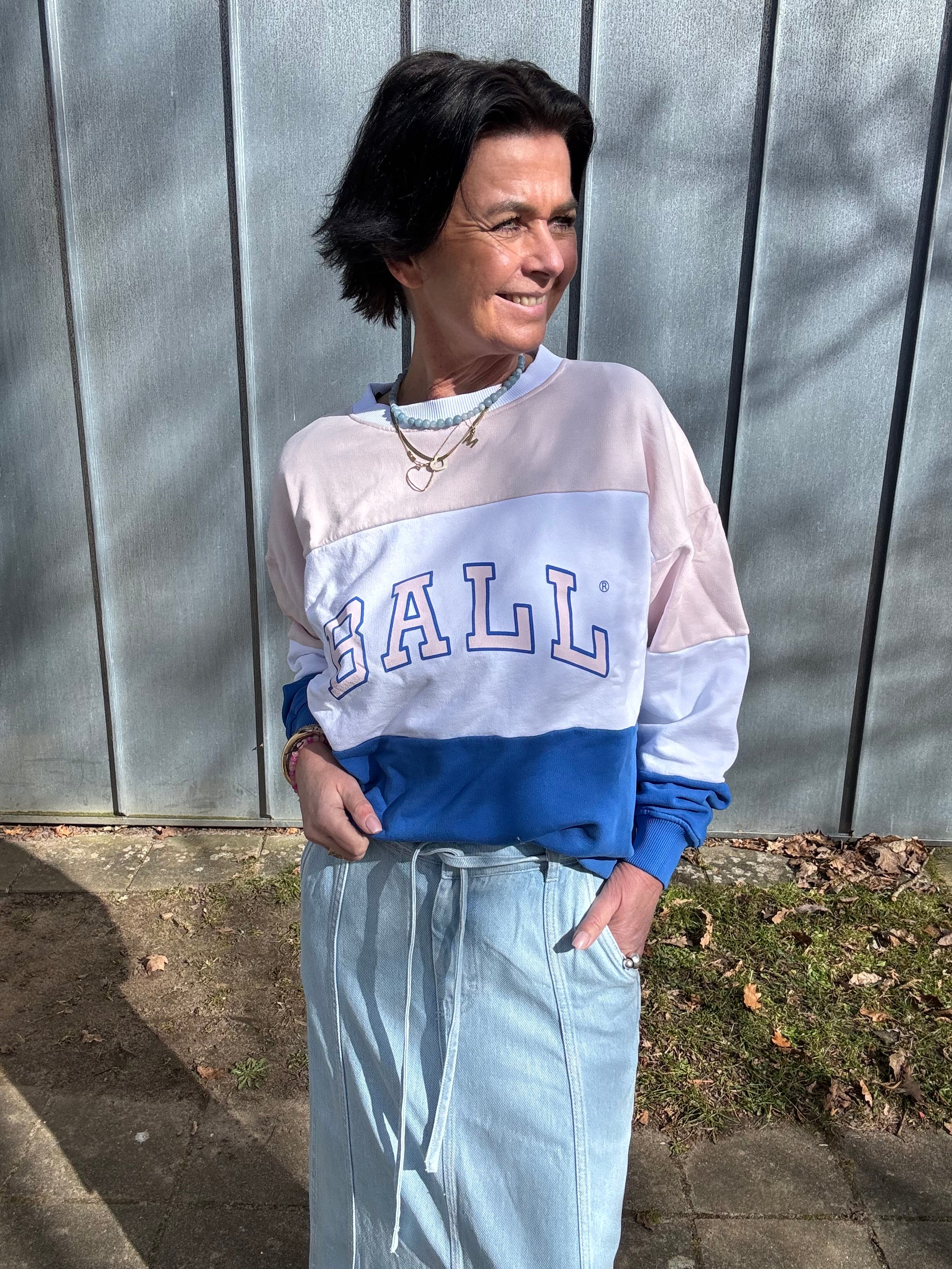 BALL ORIGINAL Sweat - Robinson Sweat i Mauve Chalk