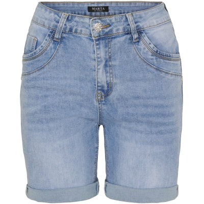 MARTA du château Shorts - S26157 MdcSamara Shorts i Denim