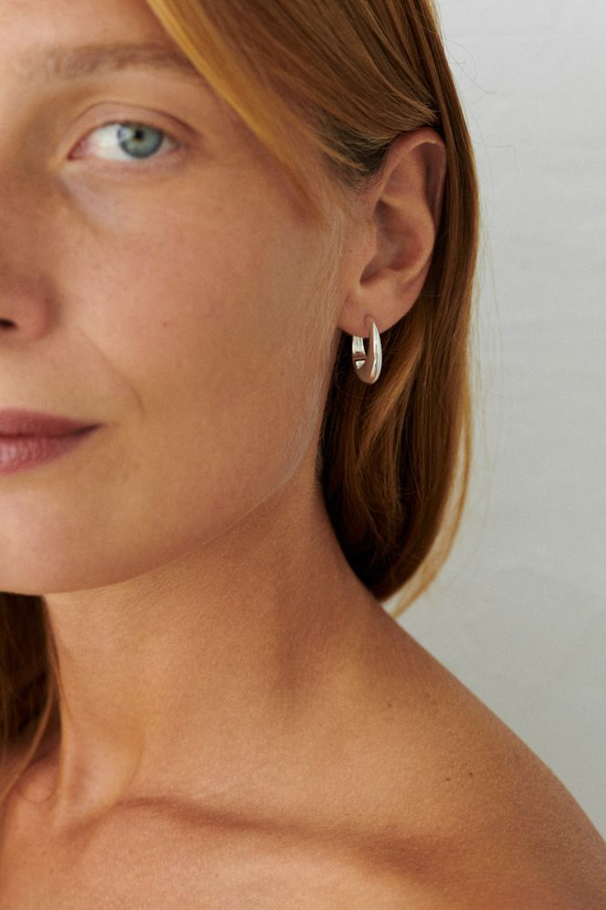 Pernille Corydon Øreringe - Globe Øreringe i Sølv