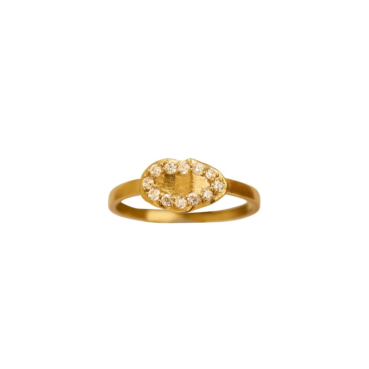 Stine A Fingerring - 4058 Kiss Me Cleo Ring i Forgyldt