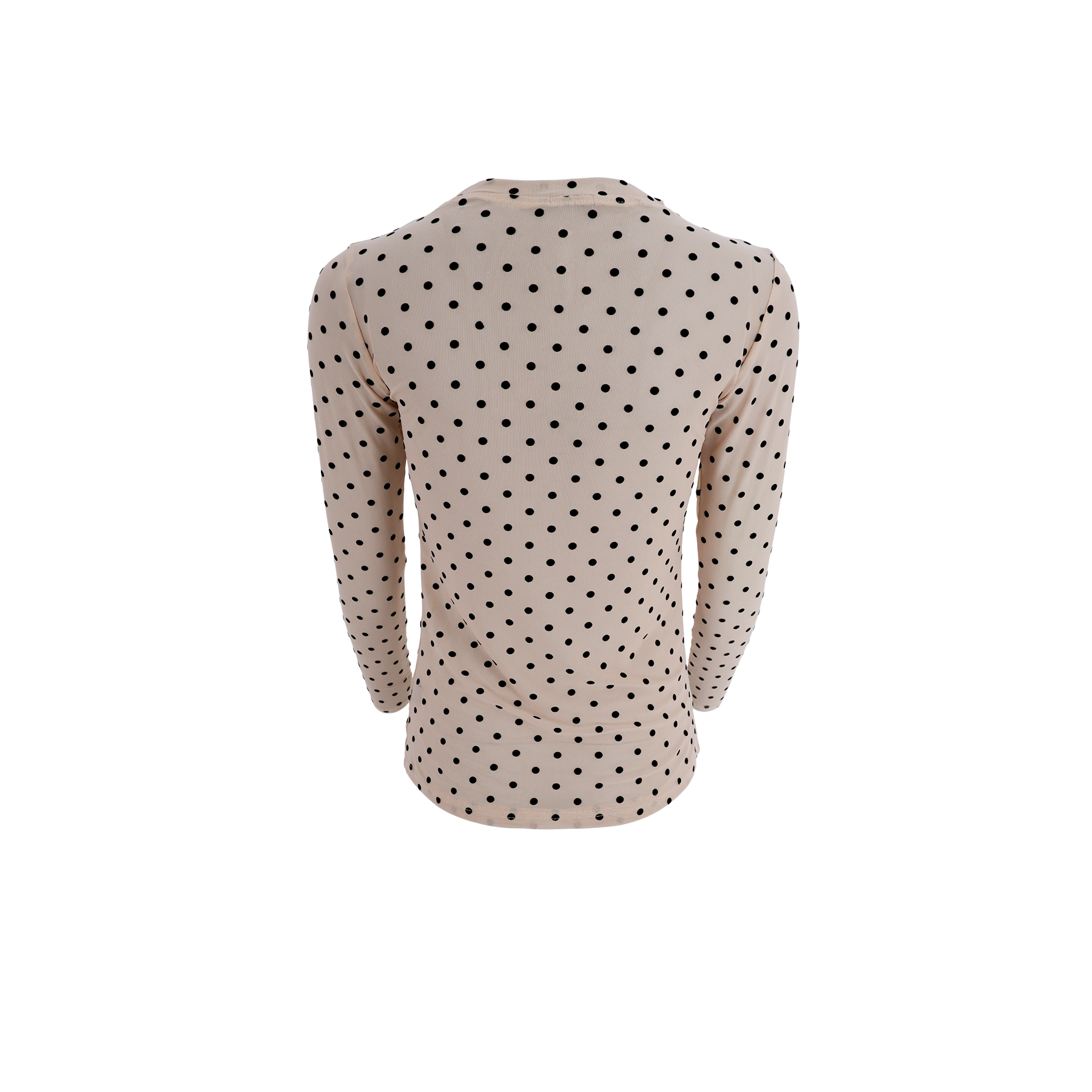 Black Colour Bluse - BcJennie Dotted Mesh Bluse i Cream