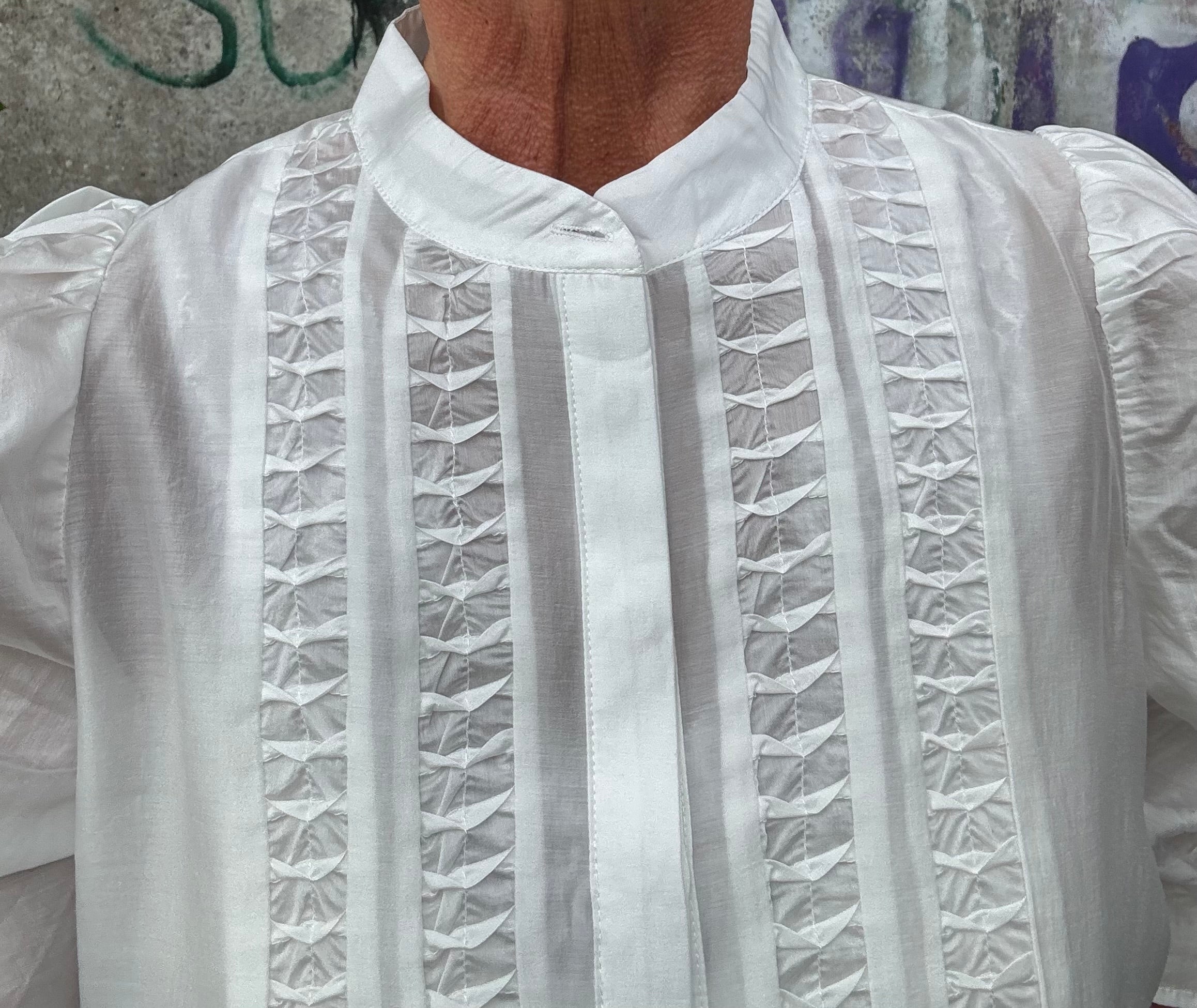 Gossia Bluse - AnnSofiGO Lull Bluse i Off White