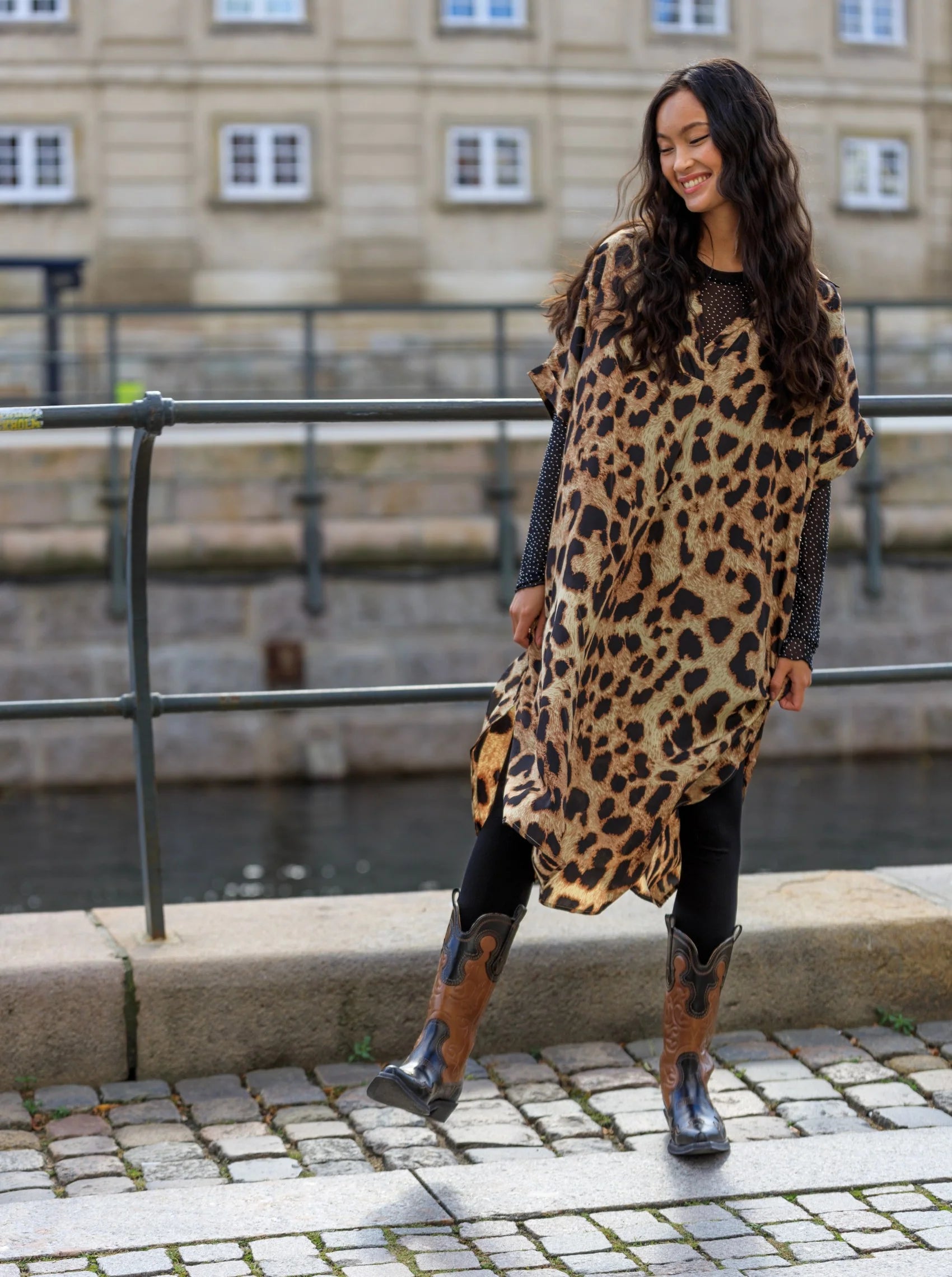 Black Colour Bluse - BcAlexis Mesh Bluse med Similisten i Sort