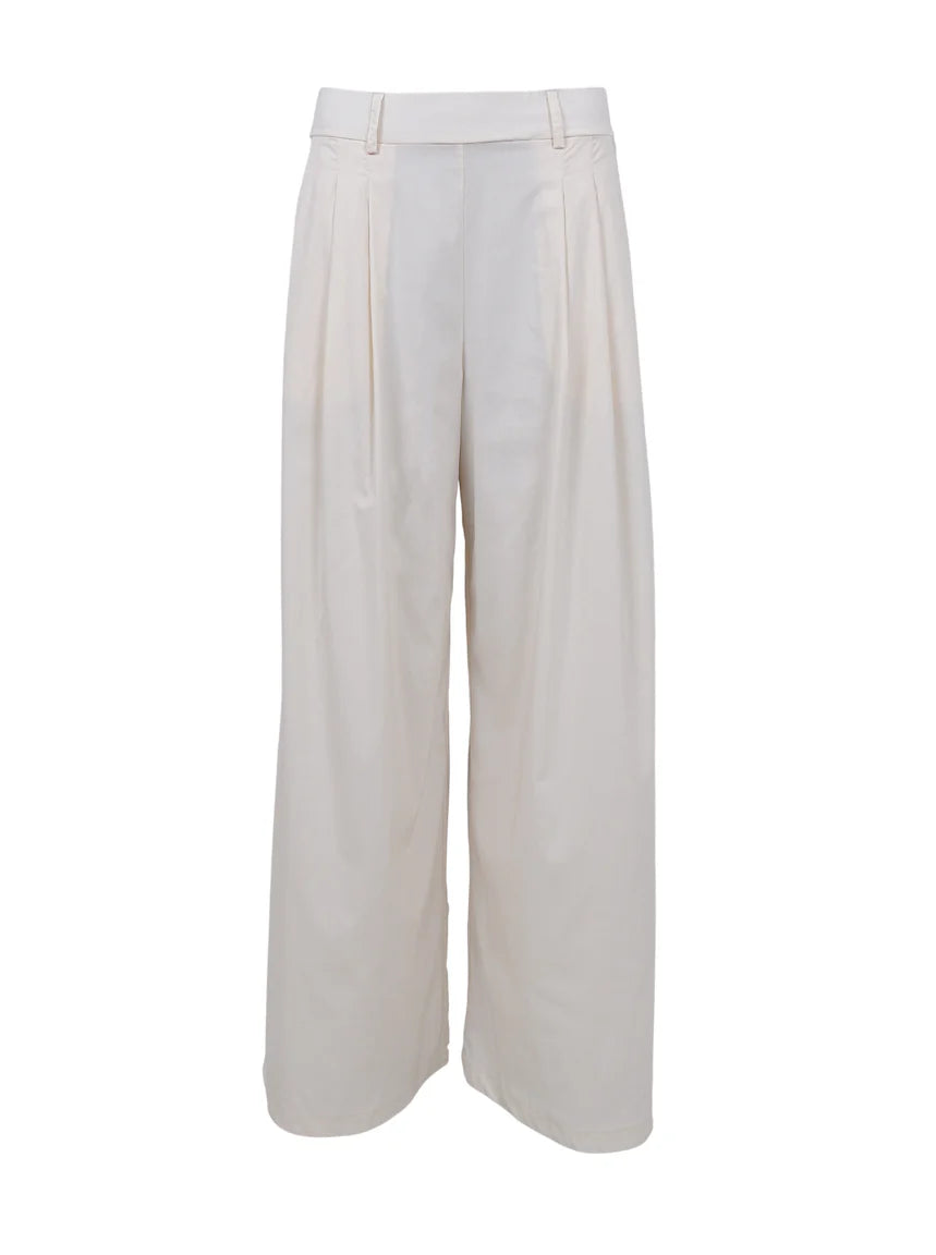 Black Colour Bukser - BcDavina Wideleg Bukser i Creme
