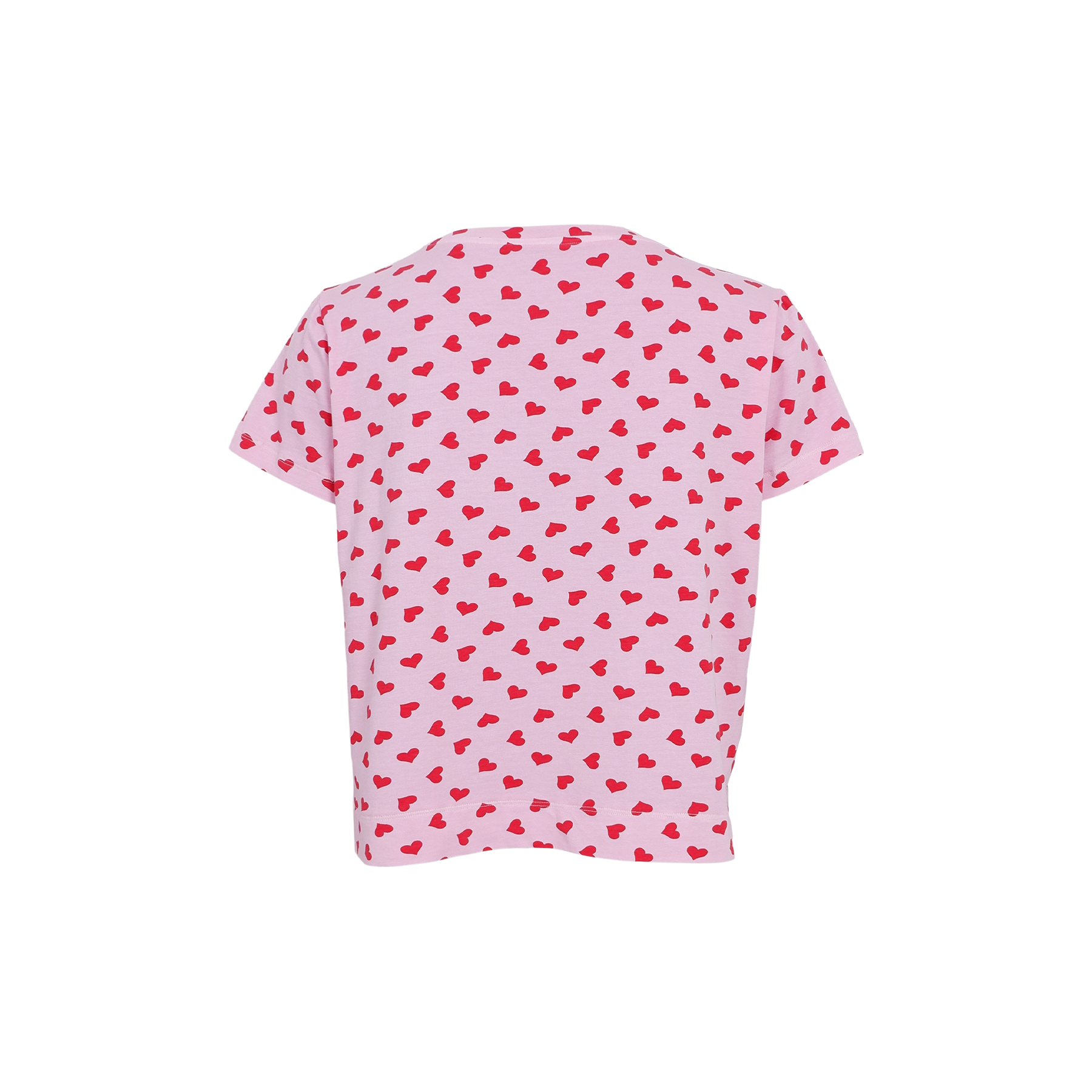 Black Colour T-shirt - BcZelda SS T-shirt i Pink Heart