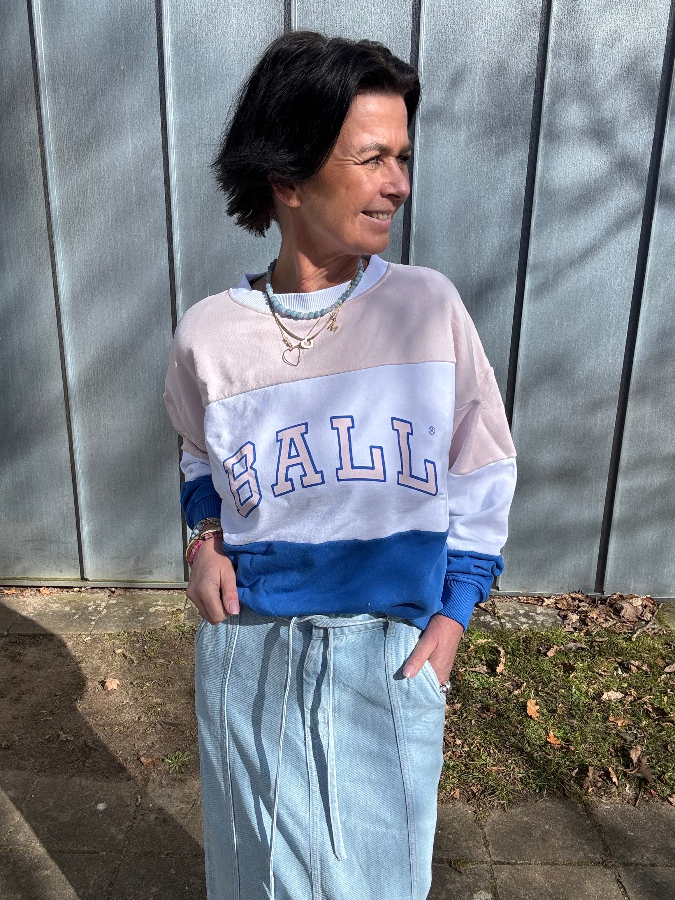 BALL ORIGINAL Sweat - Robinson Sweat i Mauve Chalk