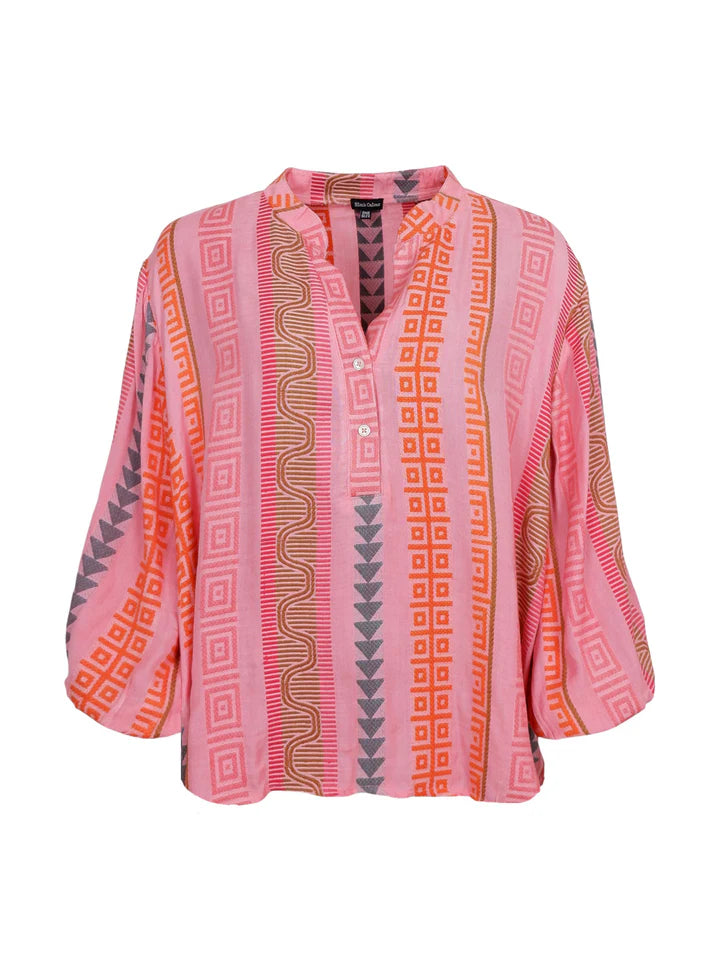 Black Colour Bluse - BcKos Bluse i Pink Multi